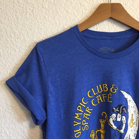 McMenamins Olympic Club Pub Crescent Moon Centralia Washington PNW Graphic Tee M - Picture 2 of 5